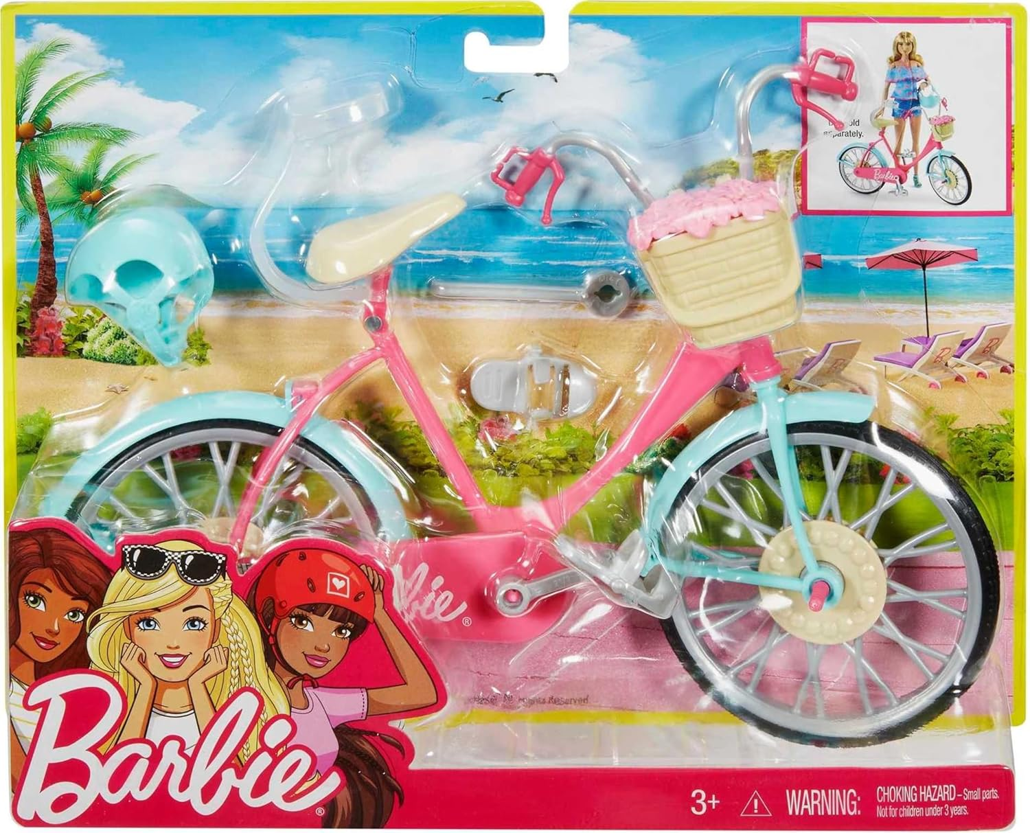 BARBIE - Bicicletta di Barbie DVX55