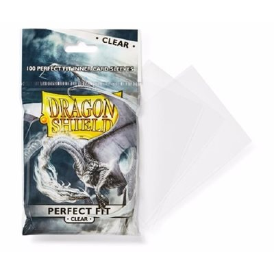 DRAGON SHIELD STANDARD PERFECT SLEEVES - CLEAR - …