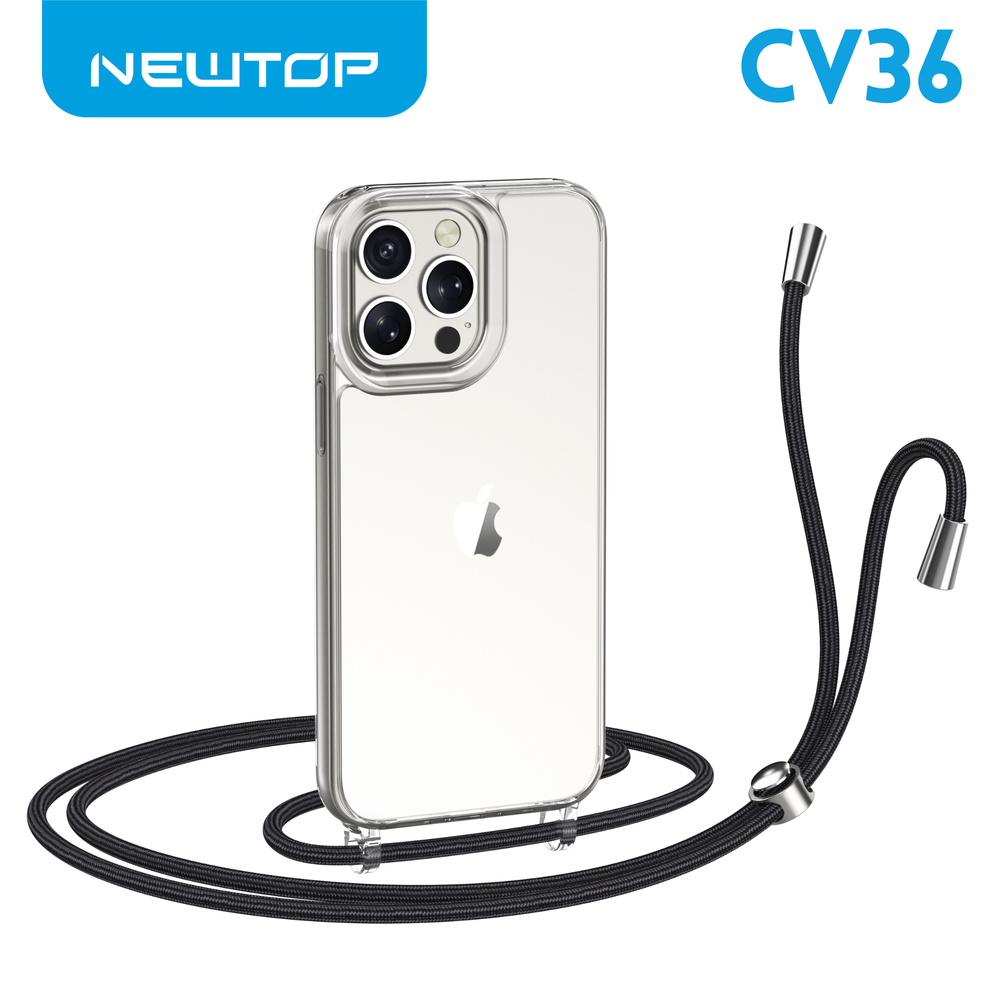 NEWTOP CV36 COVER LACCETTO CLEAR IPHONE 15
