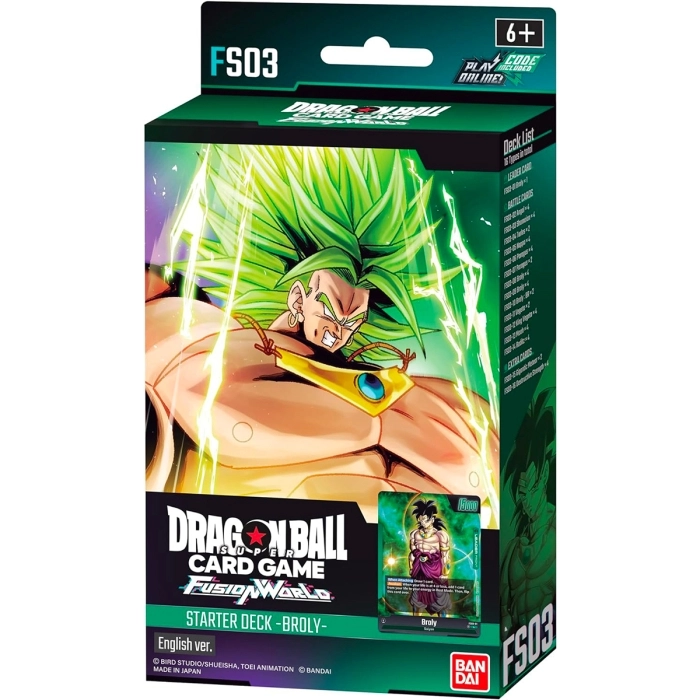 DRAGON BALL FUSION WORLD 01 STARTER DECK FS-03 …