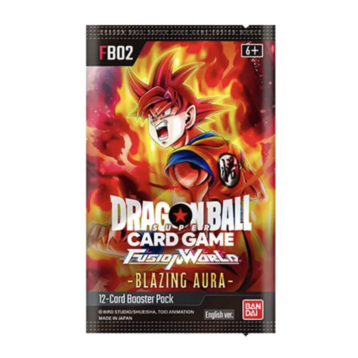 DRAGON BALL FUSION WORLD BUSTINA SINGOLA FB-02 BLAZING …