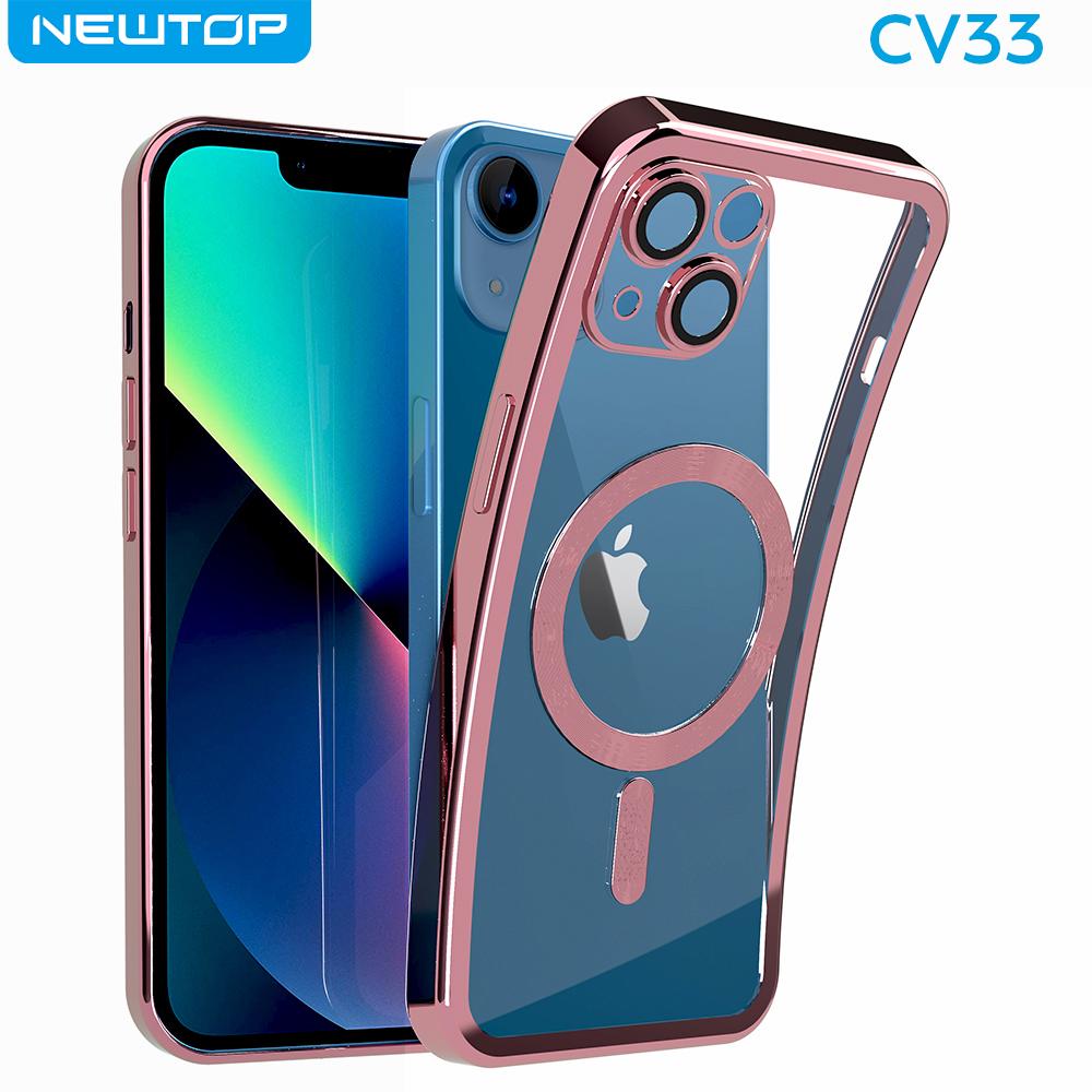 NEWTOP CV33 COVER CROMO RINGS APPLE IPHONE 16
