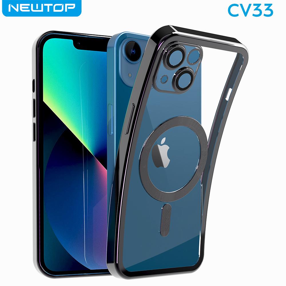 NEWTOP CV33 COVER CROMO RINGS APPLE IPHONE 16 PLUS