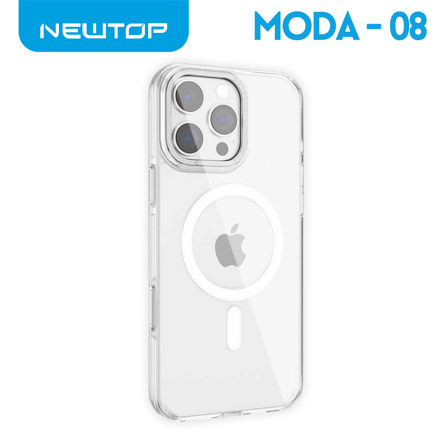 NEWTOP CV42-08 SUPER MAGSAFE CON DIAMOND GLITTER IPHONE 15 PLUS