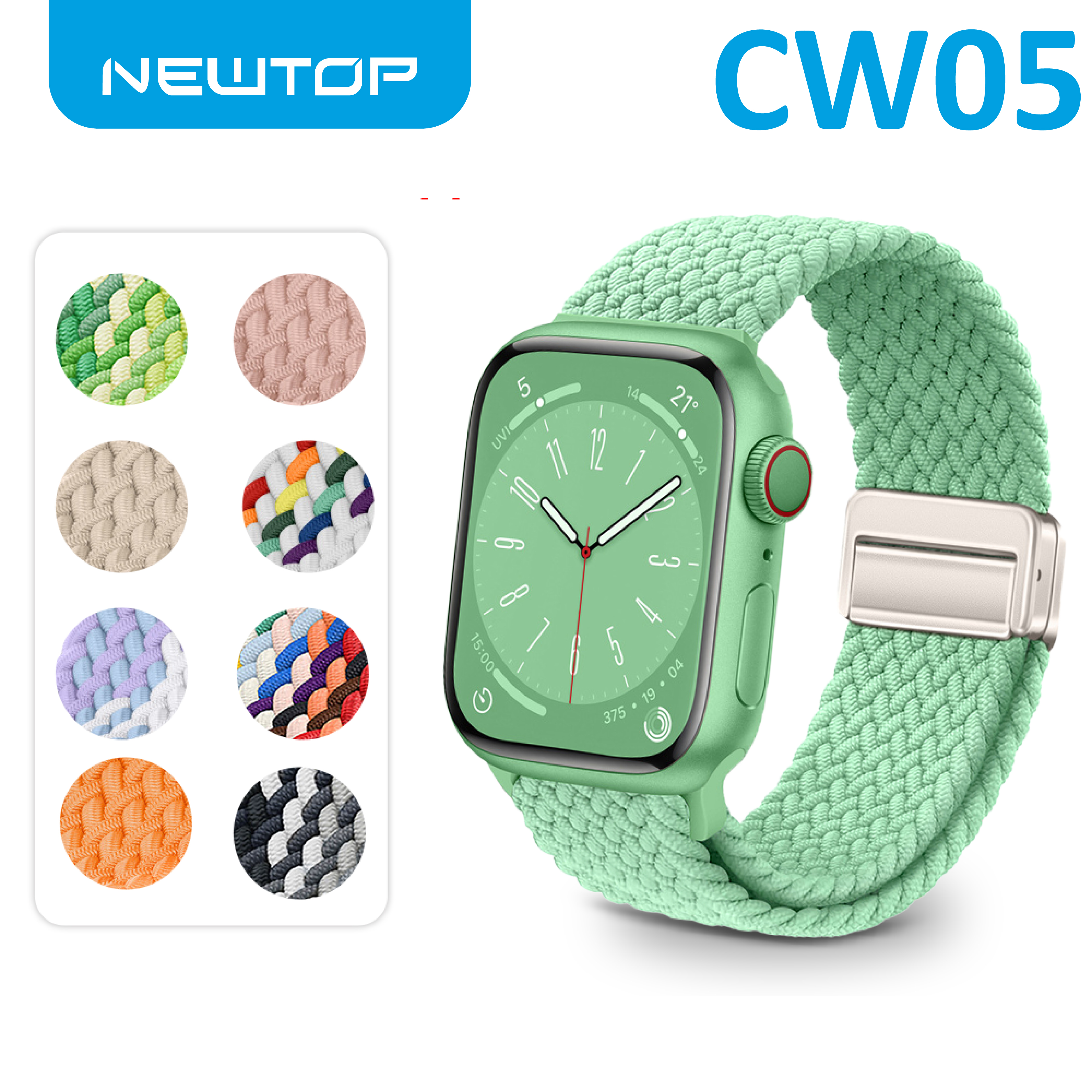 NEWTOP CW05 CINTURINO WATCH IN NYLON COLORATO