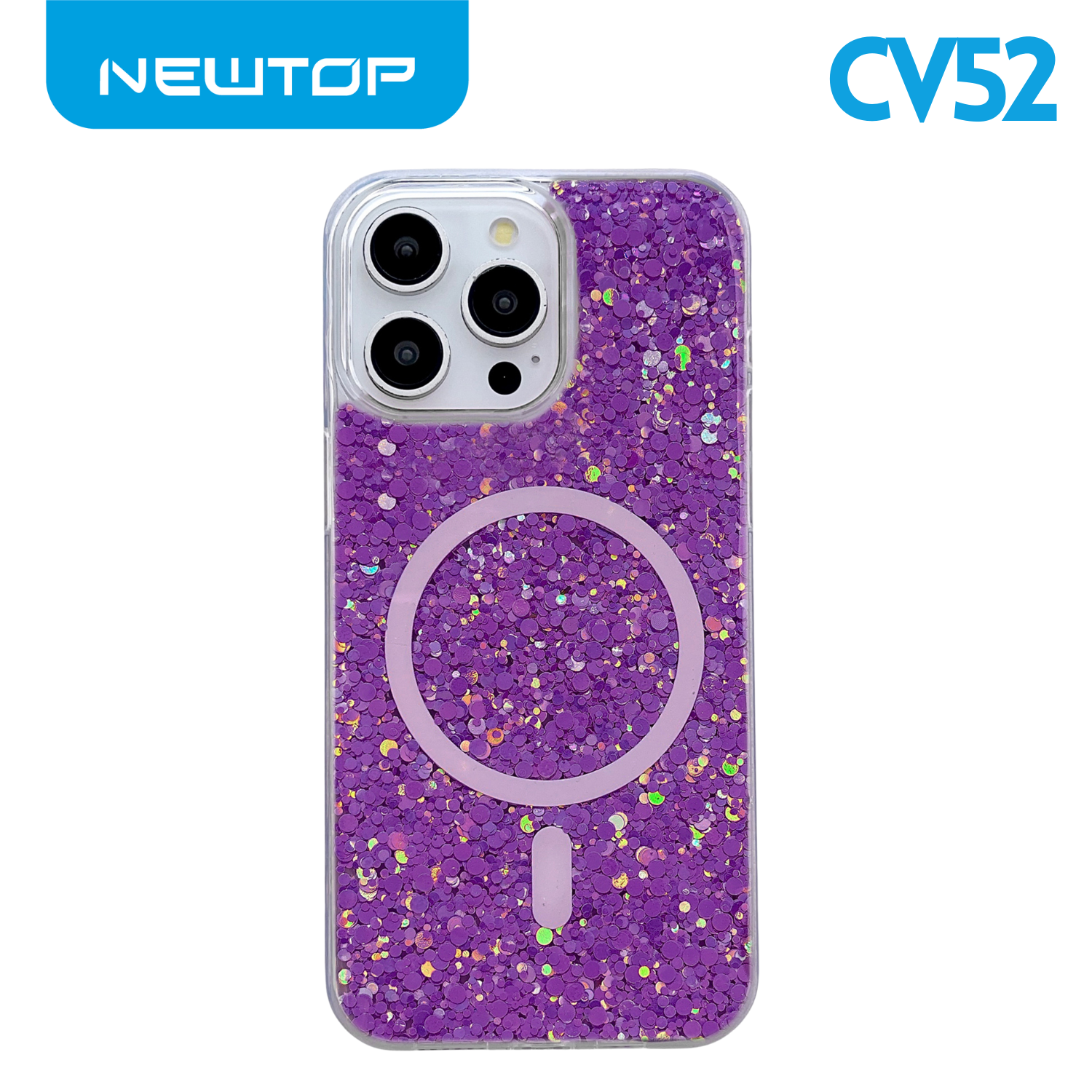 NEWTOP CV52 MAGIC GLITTER CASE PER APPLE IPHONE 16