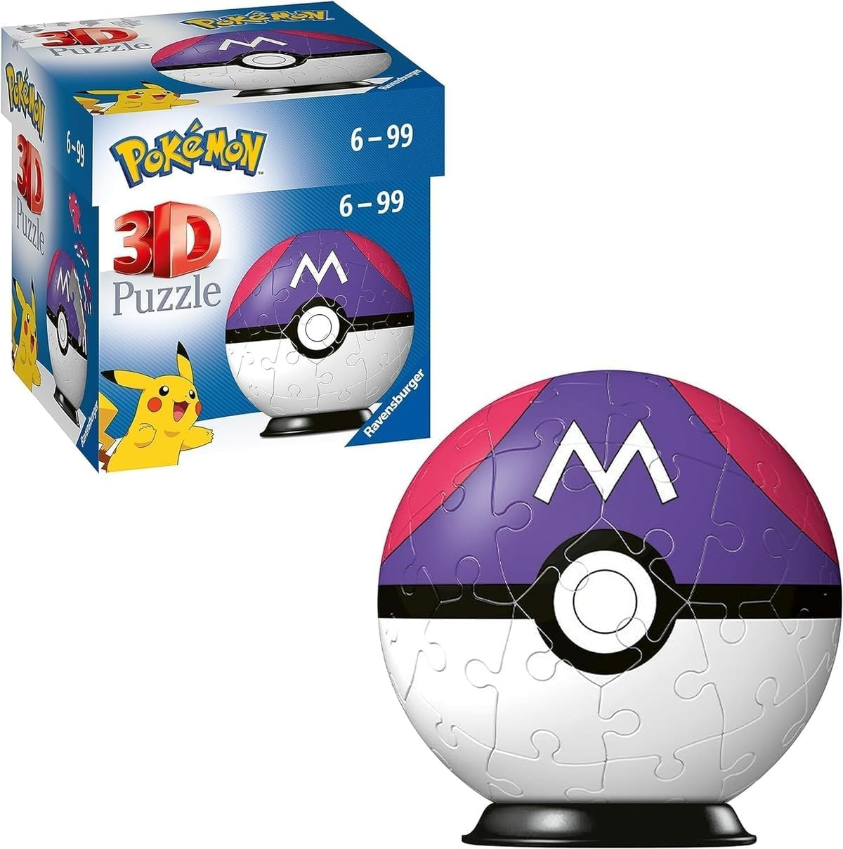 Ravensburger Puzzle 3D - Puzzleball 54 pc Masterball viola 11564