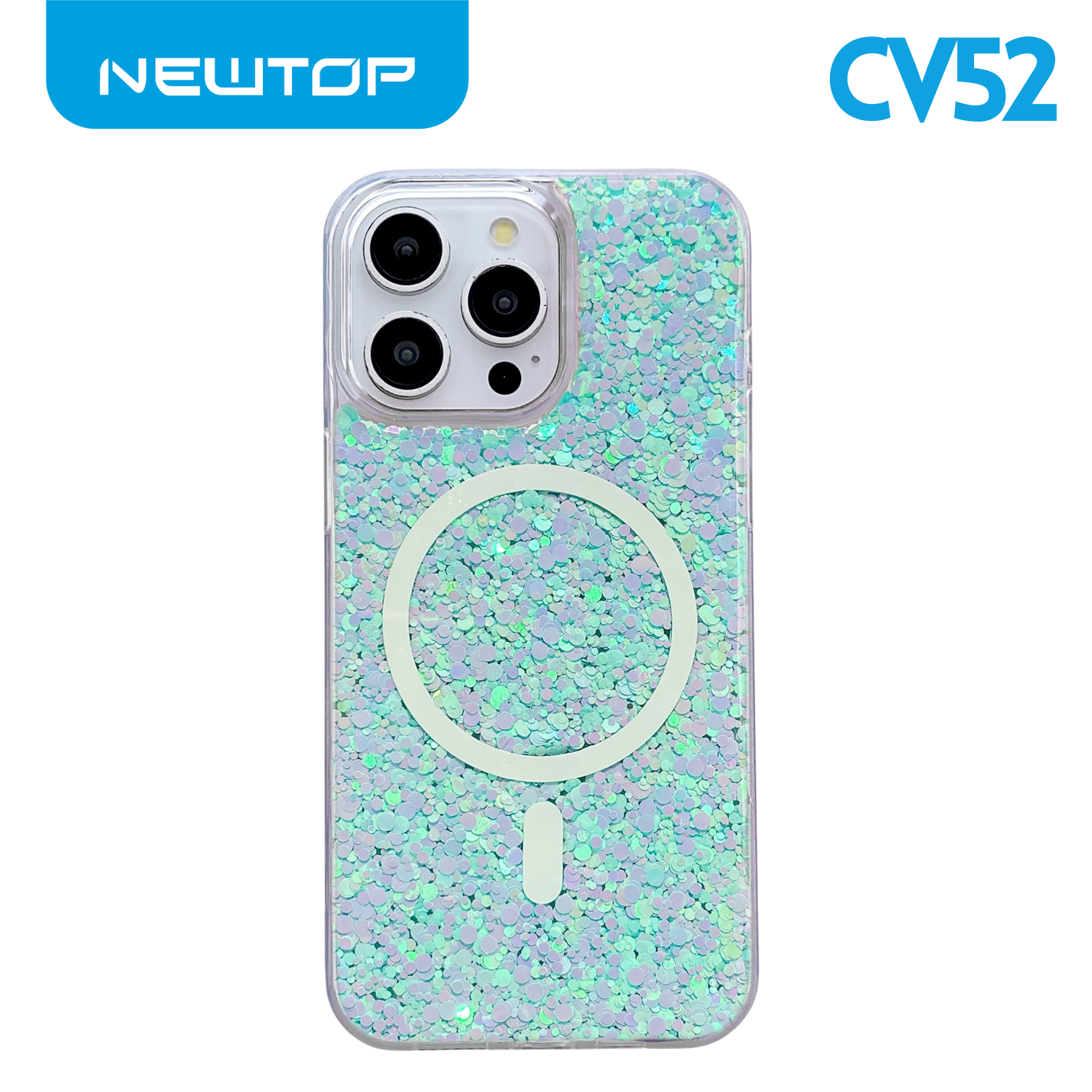 NEWTOP CV52 MAGIC GLITTER CASE PER APPLE IPHONE 17 PRO MAX