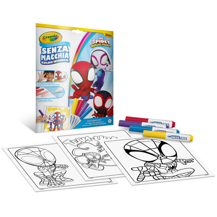 CRAYOLA - COLORING SET COLOR WONDER "DISNEY MARVEL …