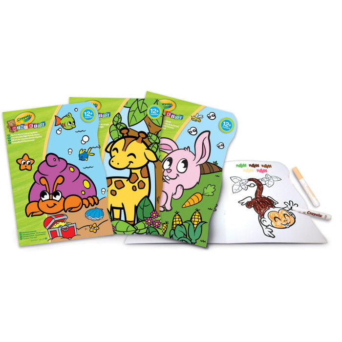 CRAYOLA MINI KIDS - ALBUM DA COLORARE SAGOMATI …