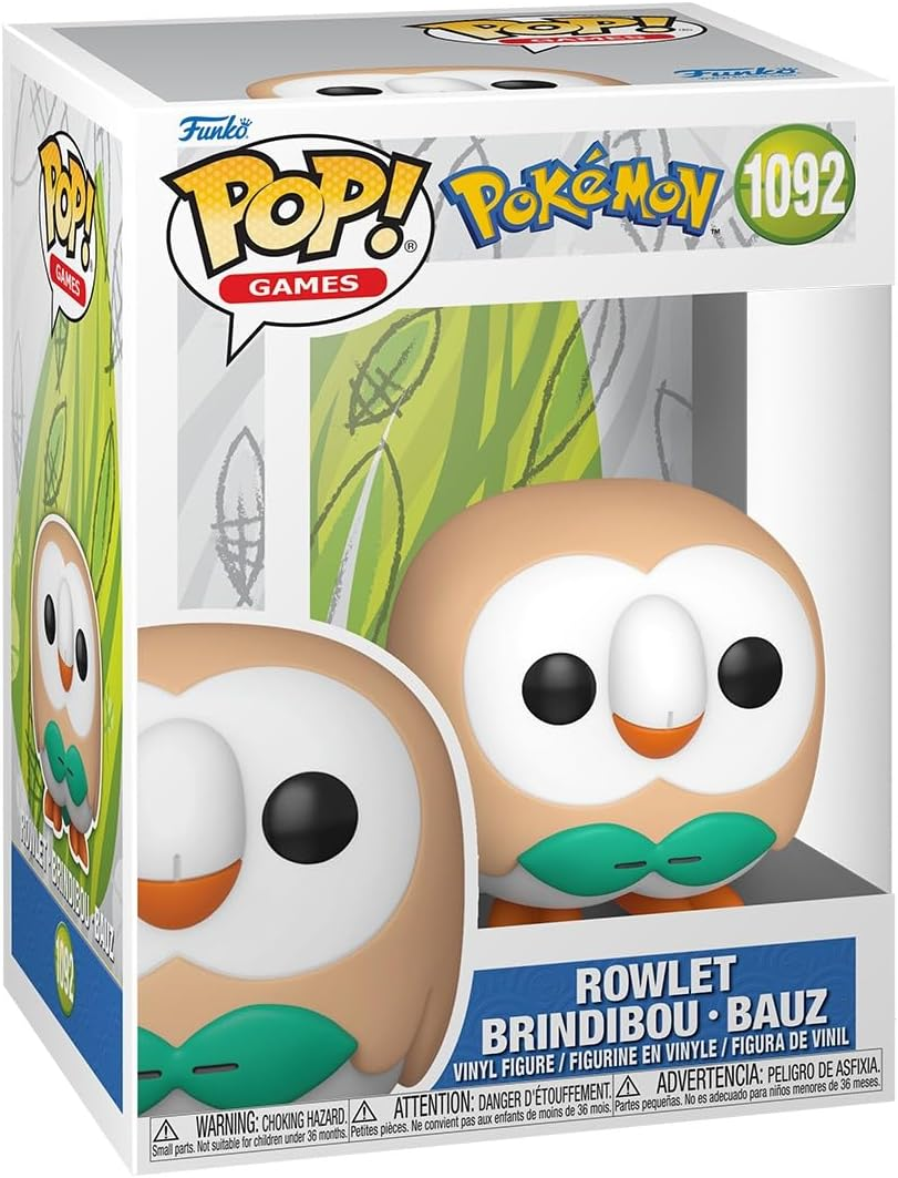 FUNKO POP POKEMON - VINYL FIGURE 1092 ROWLET …