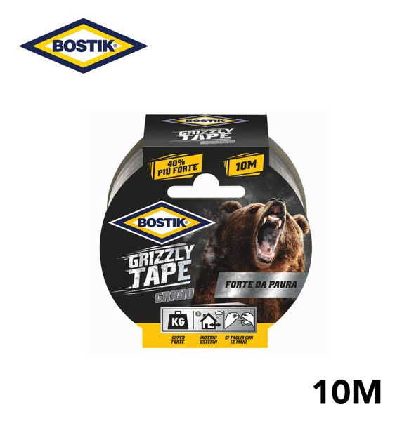 BOSTIK GRIZZLY TAPE NASTRO TELATO GRIGIO 10MT X …