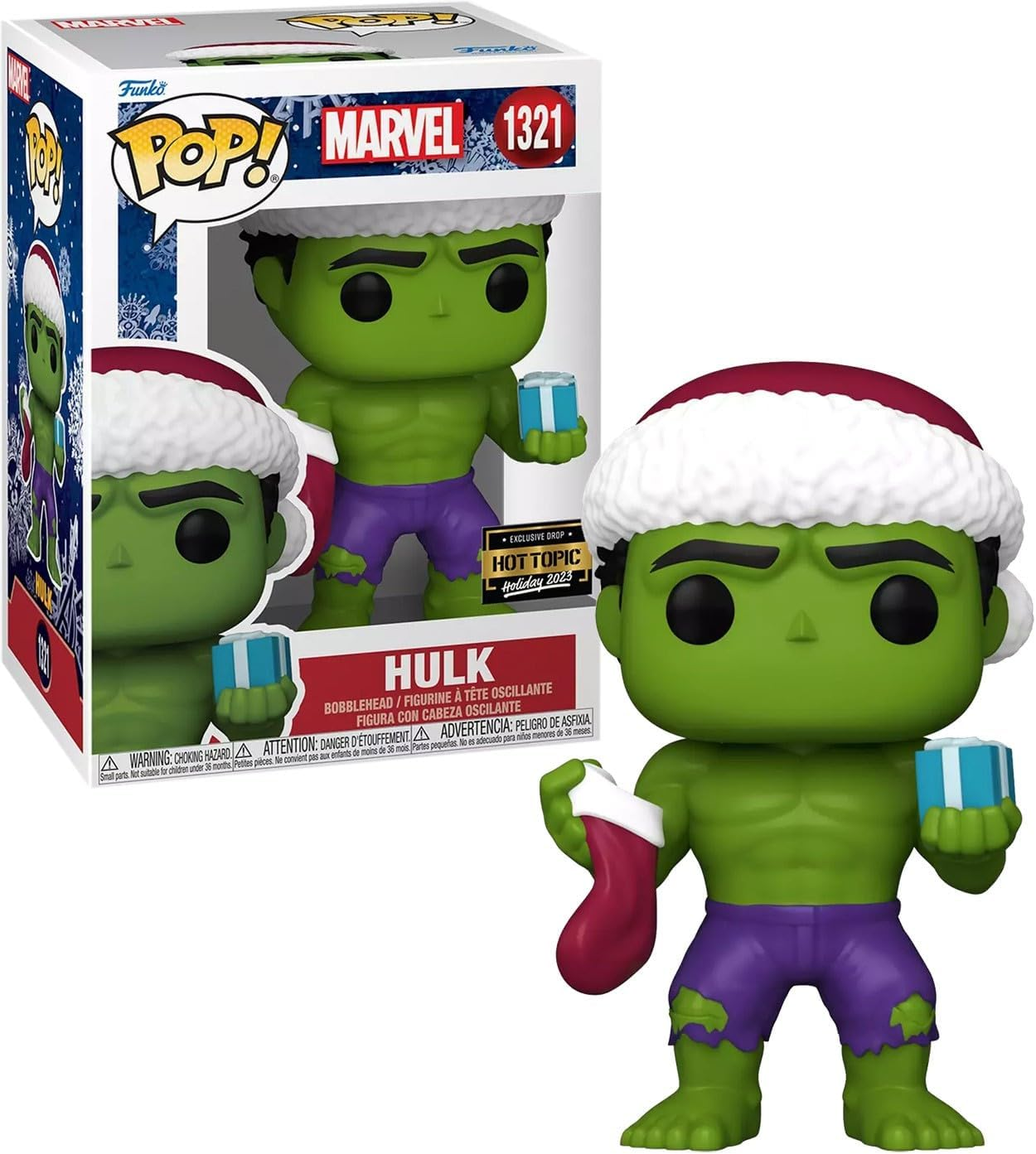 FUNKO POP MARVEL:HOLIDAY - VINYL FIGURE 1321 HULK …