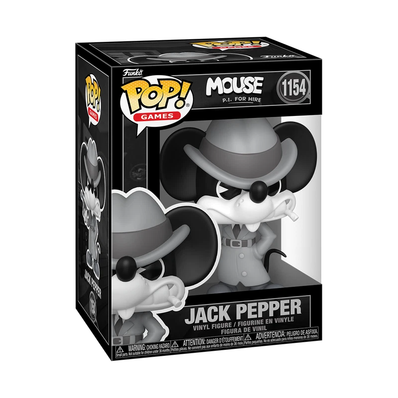 FUNKO POP MOUSE: P.I. FOR HIRE - VINYL …