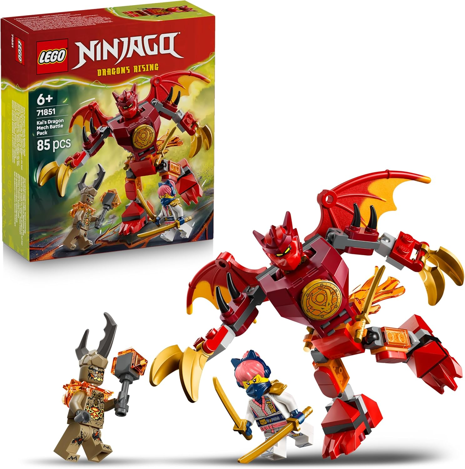 LEGO NINJAGO - Battle Pack Mech Drago di …