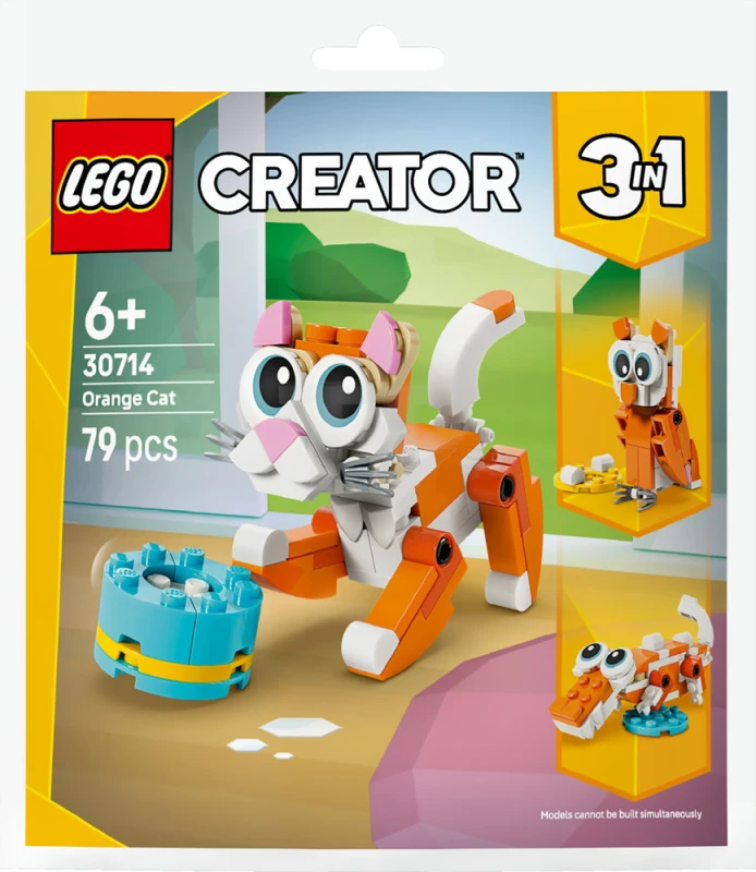 LEGO POLYBAG CREATOR - Gatto arancione 3 IN …
