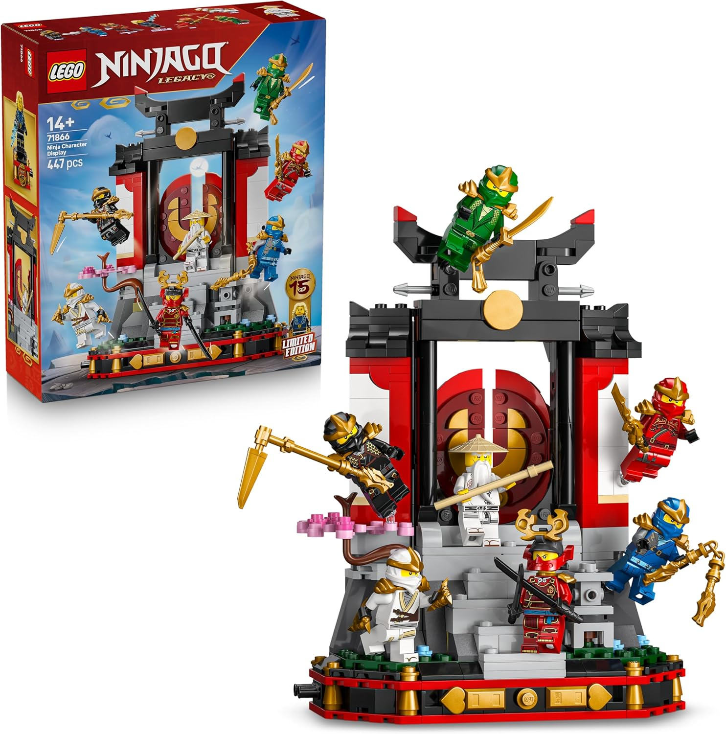 LEGO NINJAGO - Display personaggi Ninja 15° anniversario …