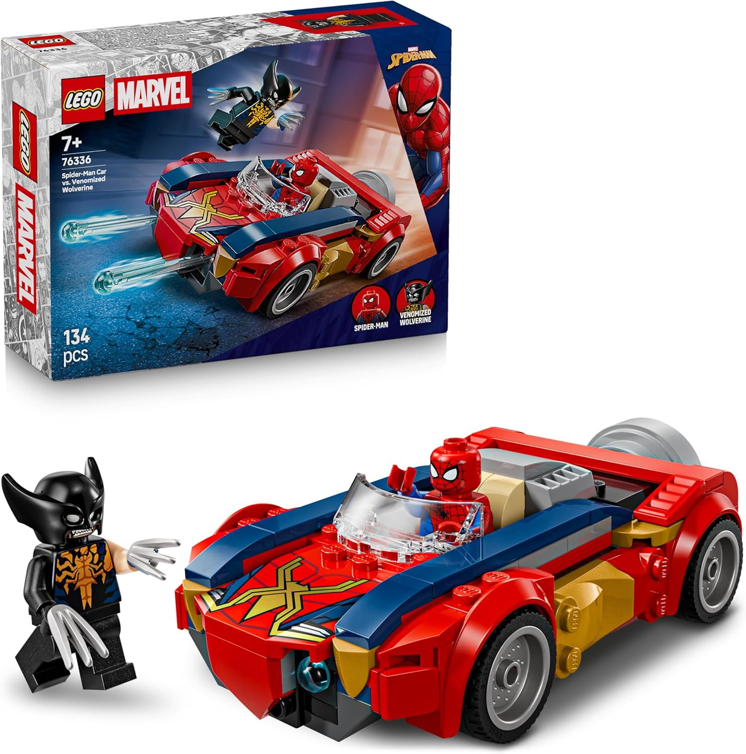 LEGO MARVEL - Auto di Spider-Man vs. Venomized …