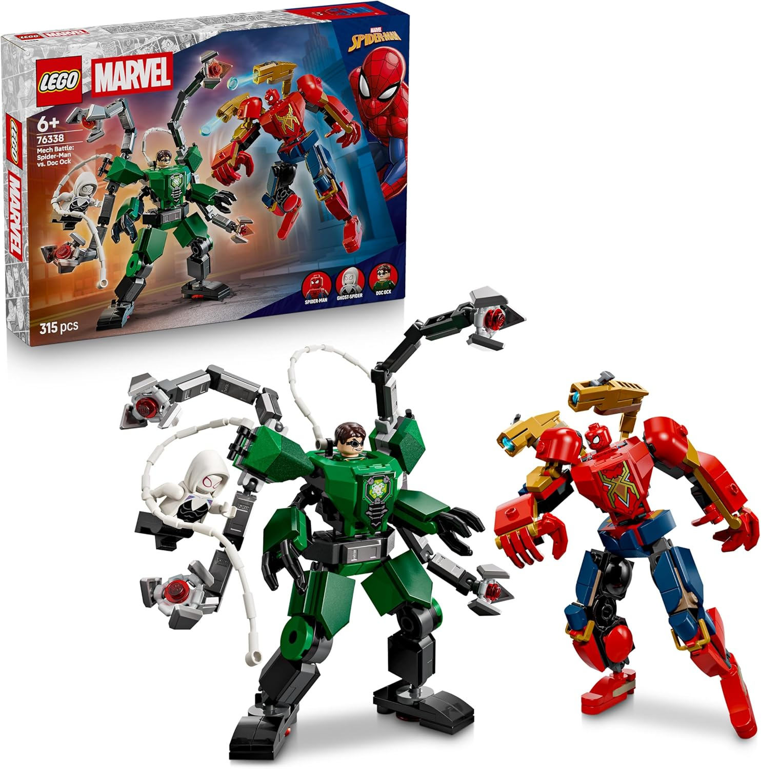 LEGO MARVEL - Battaglia mech: Spider-Man vs.Doc Ock …
