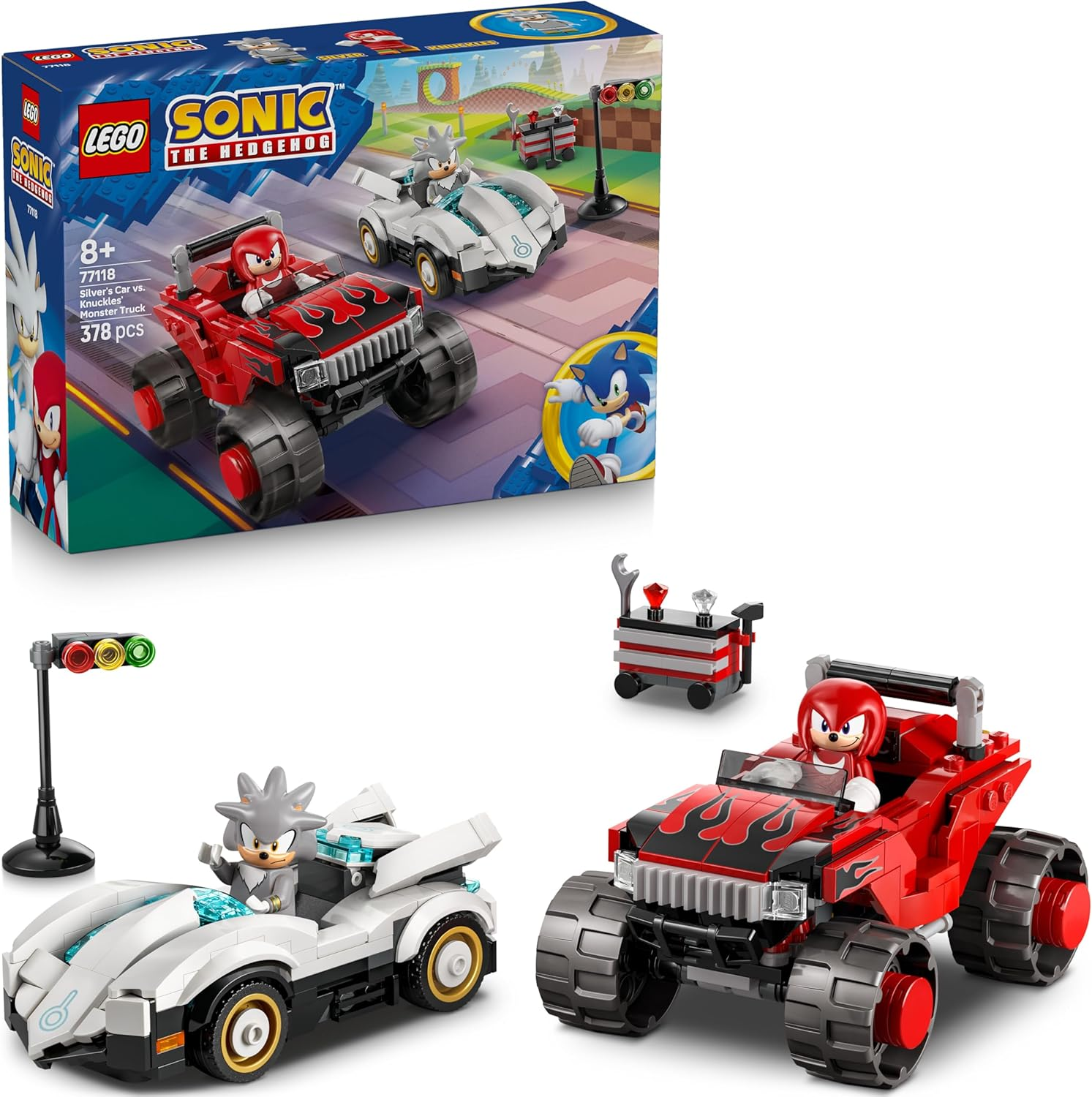 LEGO SONIC - Auto di Silver vs. Monster …
