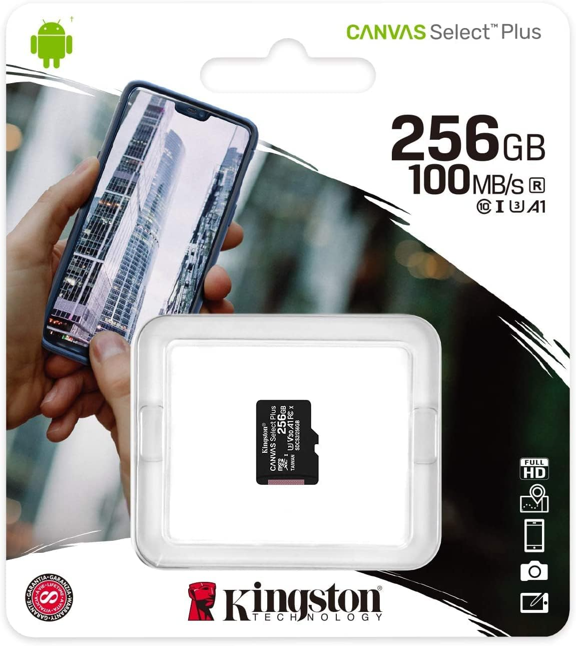KINGSTON MEM. CARD SDCS2-MICRO 256GB CANVAS SELECT PLUS …