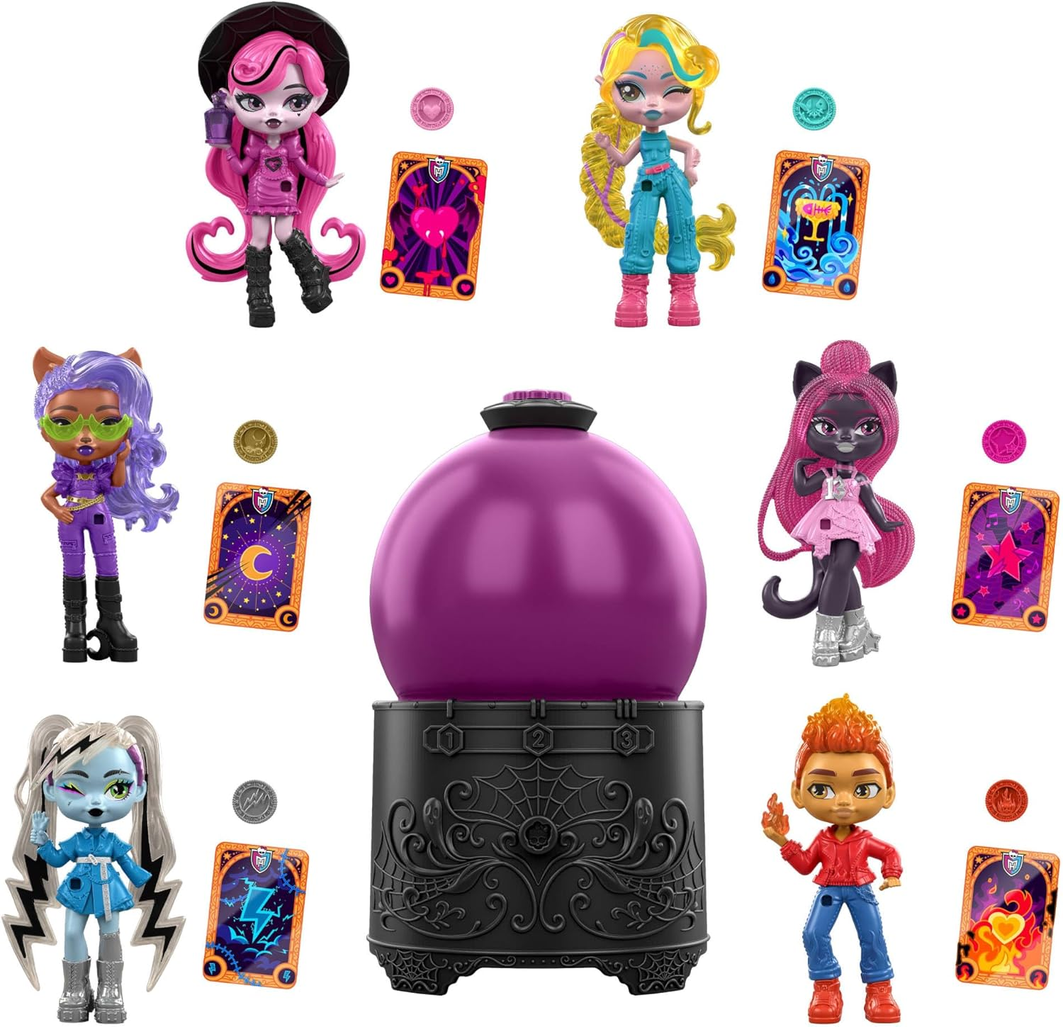 MATTEL -Monster High Fright Size Crystal Ball Ass.to …