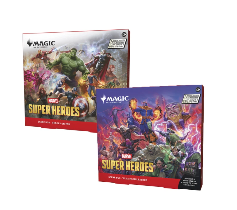 MAGIC THE GATHERING BOX SCENE - MARVEL SUPER …