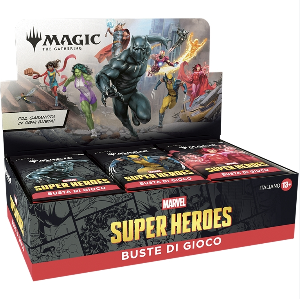 MAGIC THE GATHERING BOX PLAY BOOSTER - MARVEL …