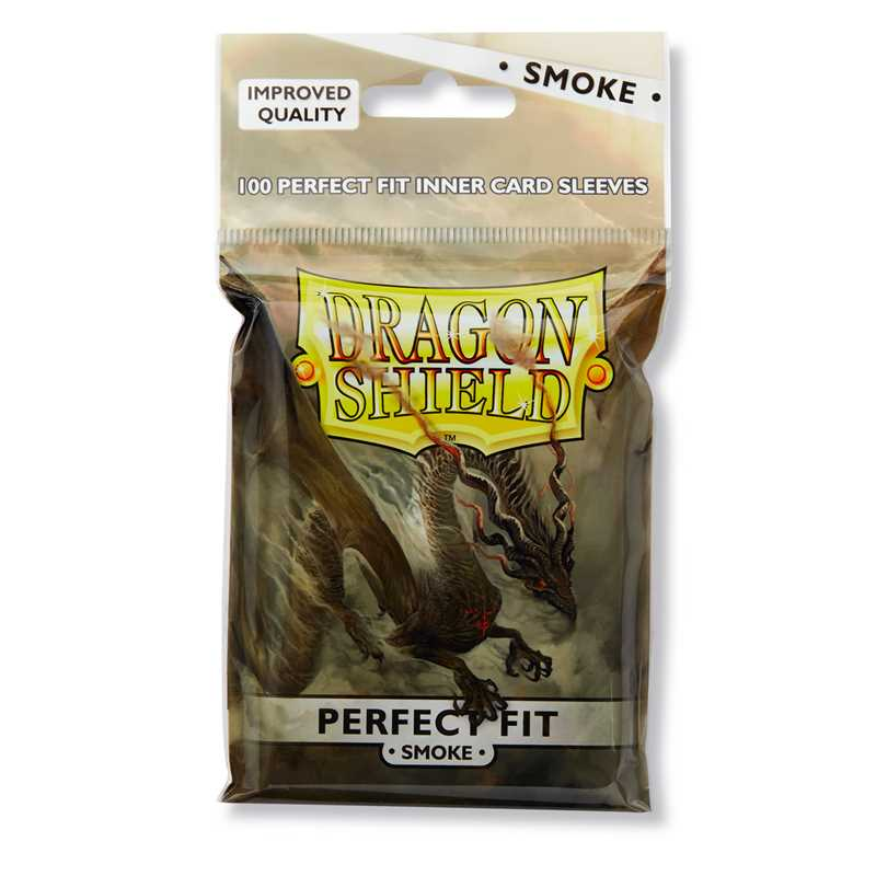 DRAGON SHIELD Standard Perfect Fit Sleeves - Clear/Smoke …