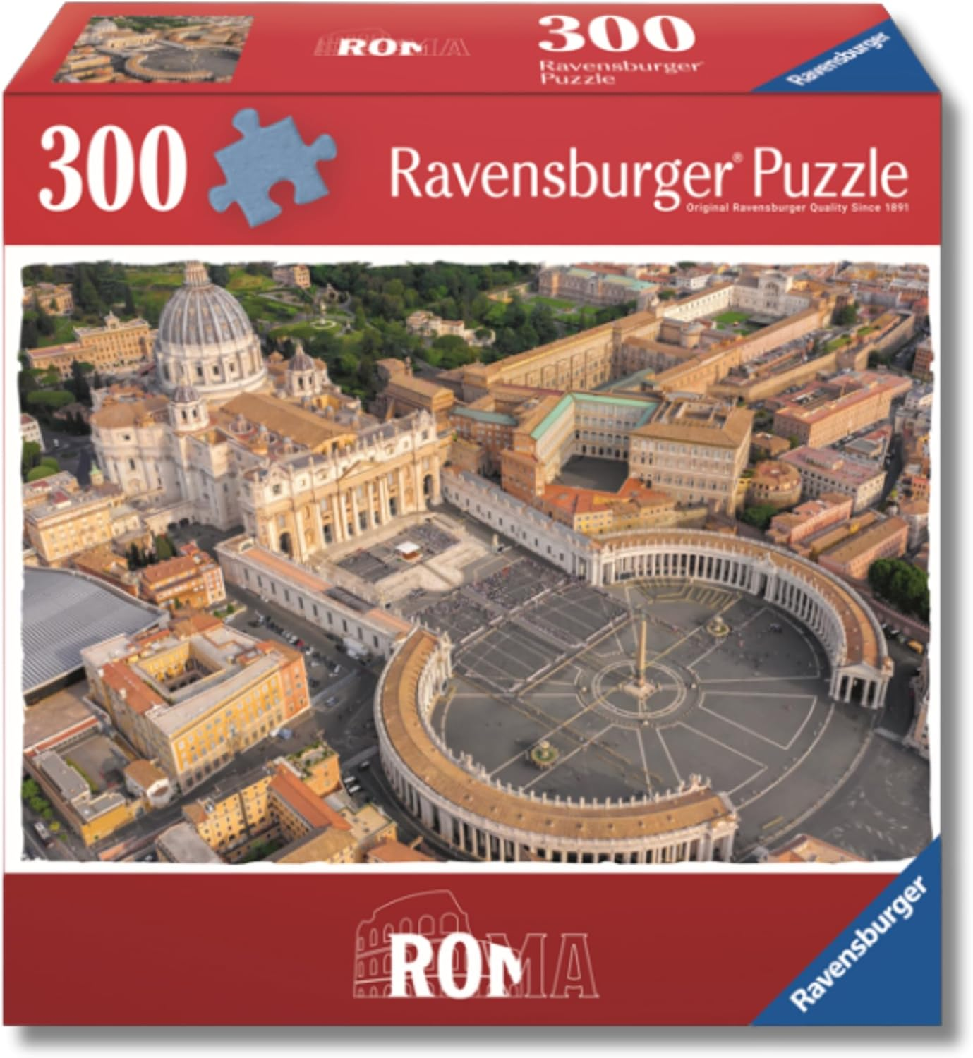 Ravensburger Puzzle 300 PC Italian Classics - Piazza San Pietro 12004038