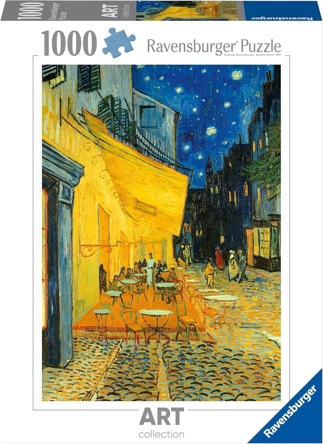 Ravensburger Puzzle 1000 PC Art Collection - Van Gogh: Caffè di notte 12000060
