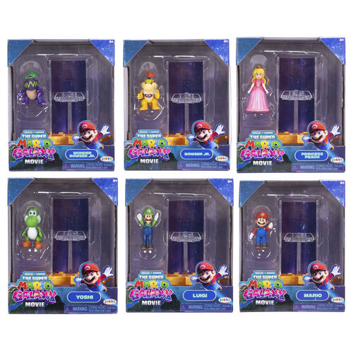Jakks - Super Mario Galaxy Assortimento di Mini …
