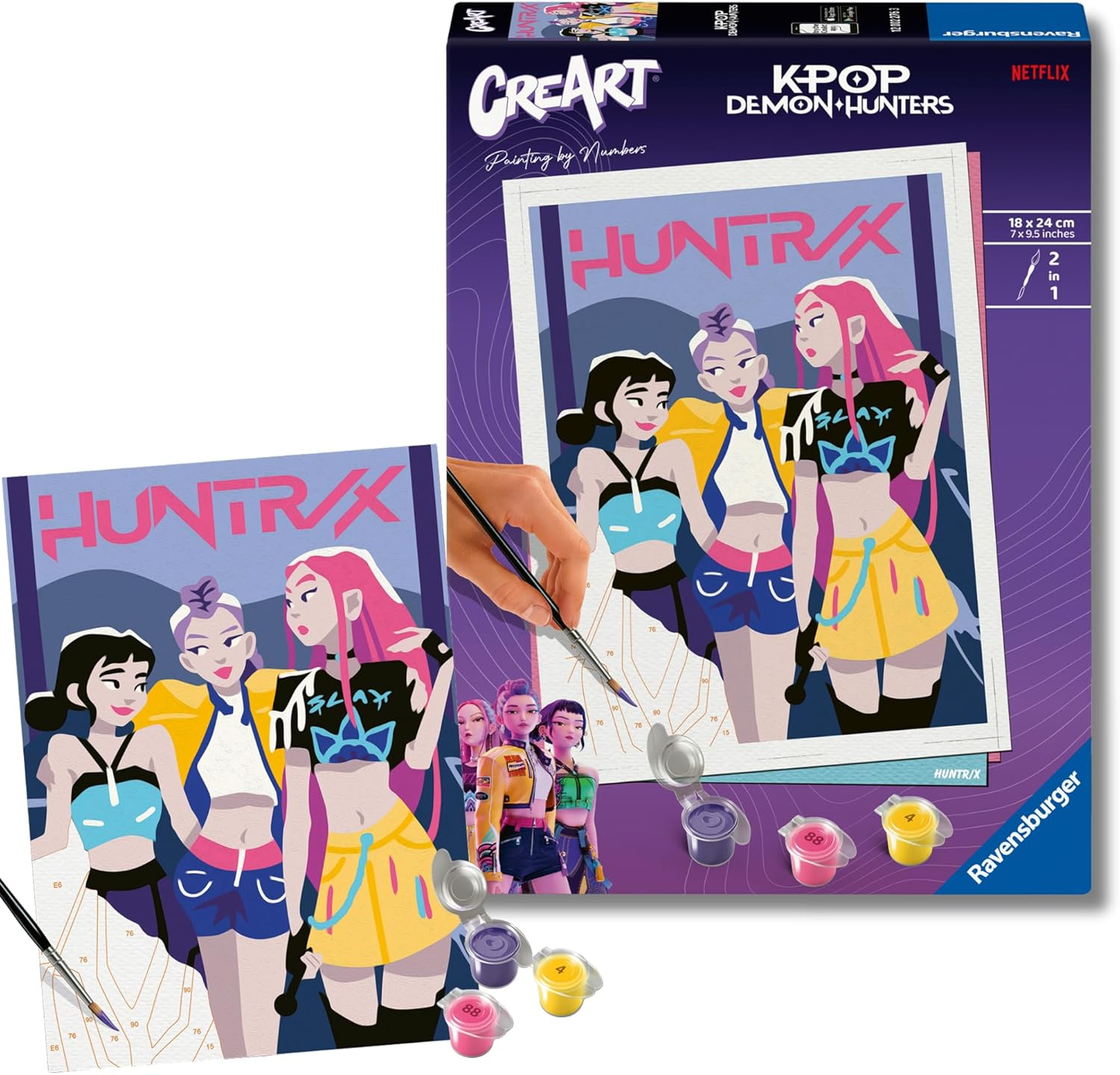 Ravensburger CreArt Adulti Serie Trend D - K-Pop Demon Hunters