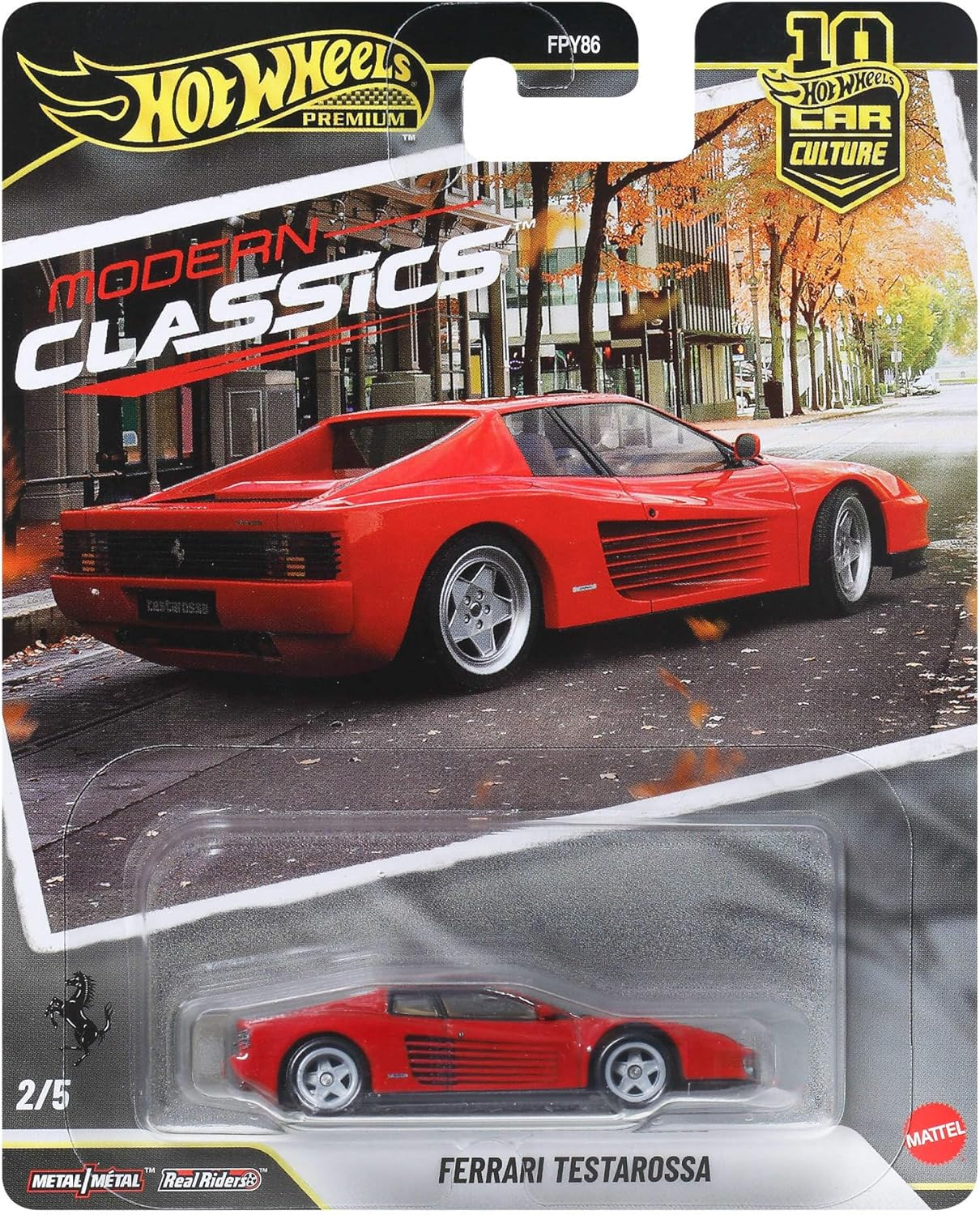 HOT WHEELS Car Culture - FERRARI TESTAROSSA 1:64 …