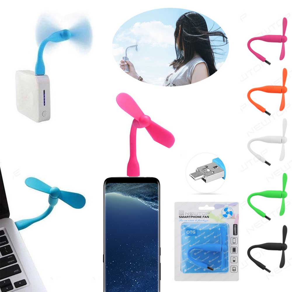 NEWTOP SMARTPHONE FAN USB + MICRO