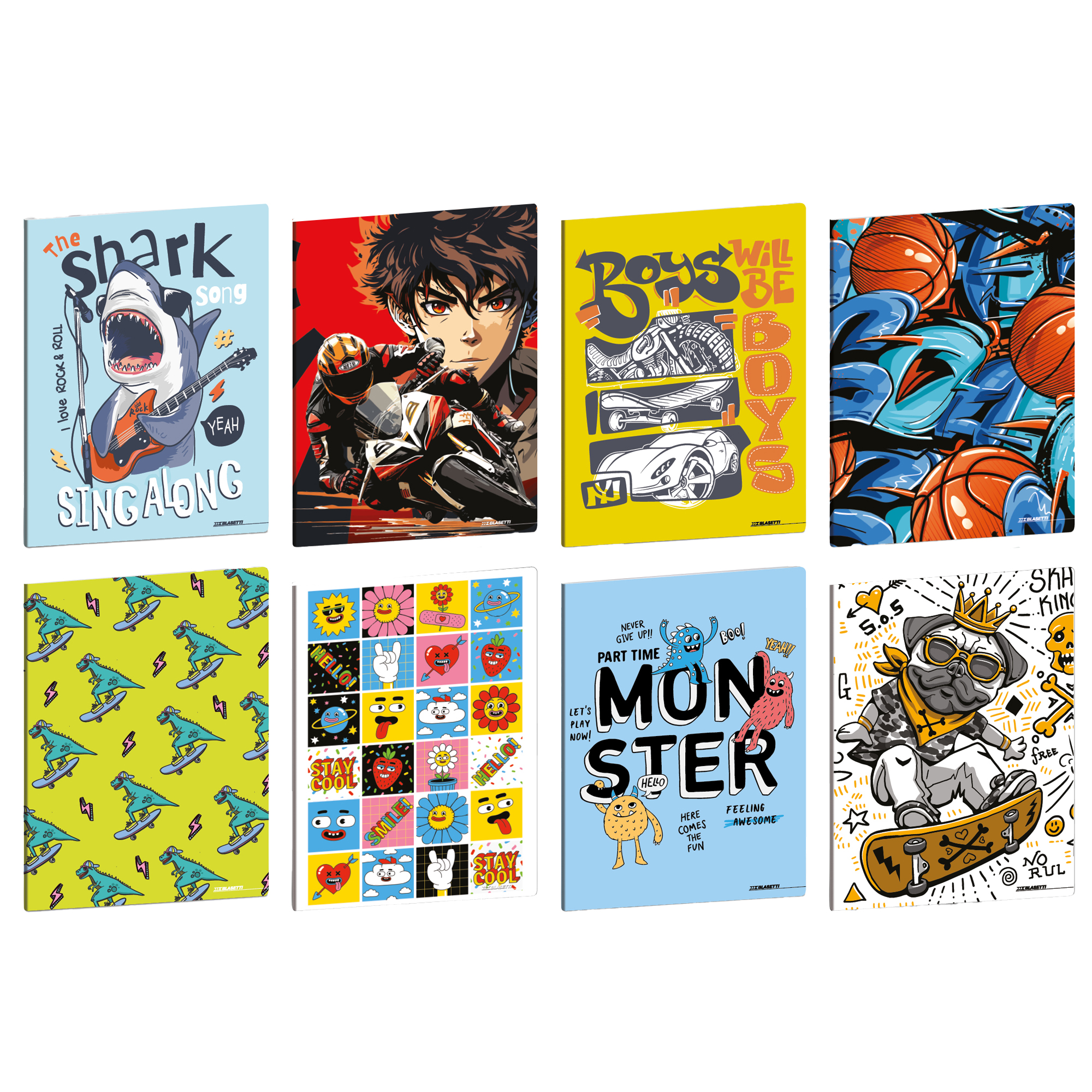 Maxiquaderno Kid Boy - A4 - rigo di …