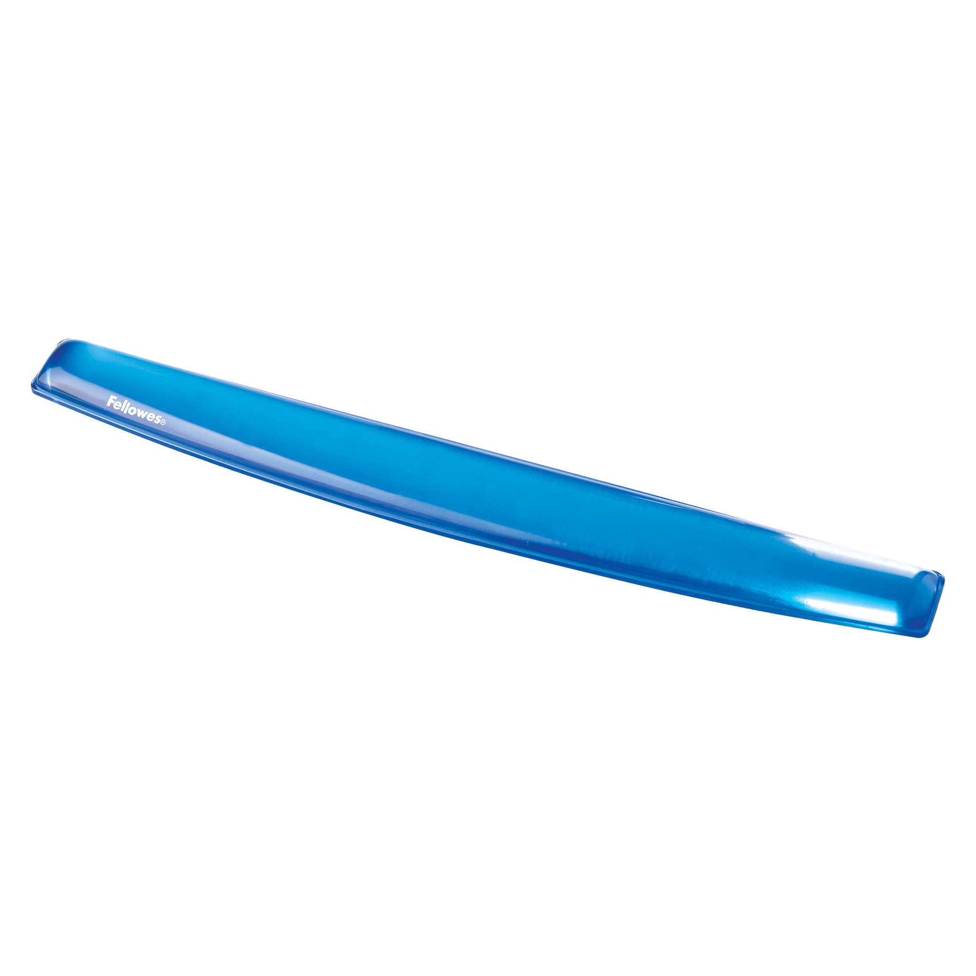 Poggiapolsi da tastiera - gel - blu trasparente …