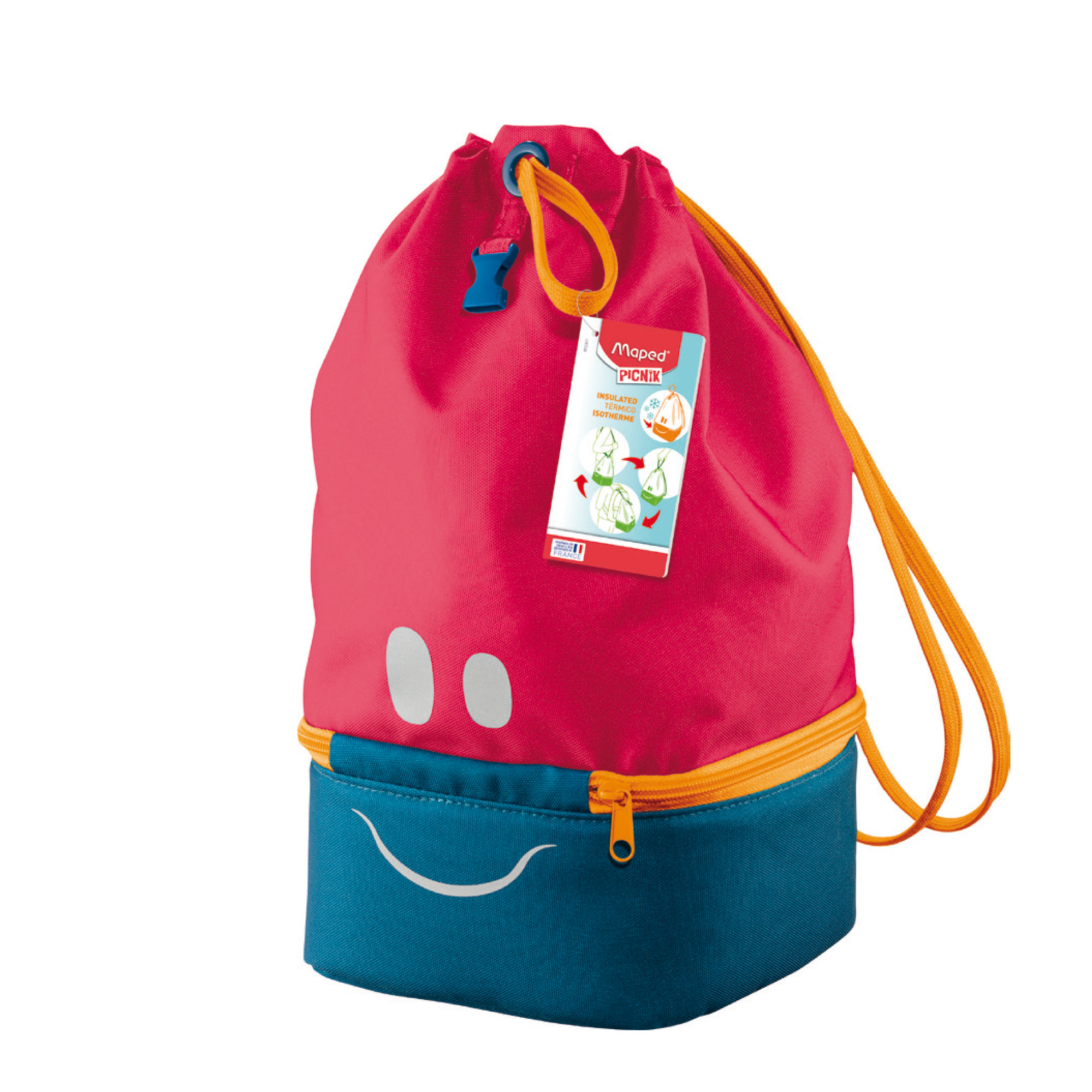 Lunch bag Picnik Concept - rosa corallo - …