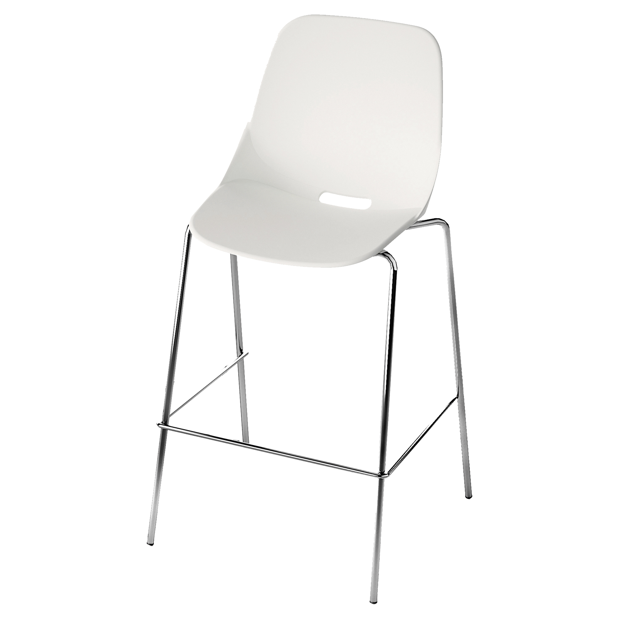 Sgabello Quick QKS - senza braccioli - bianco …