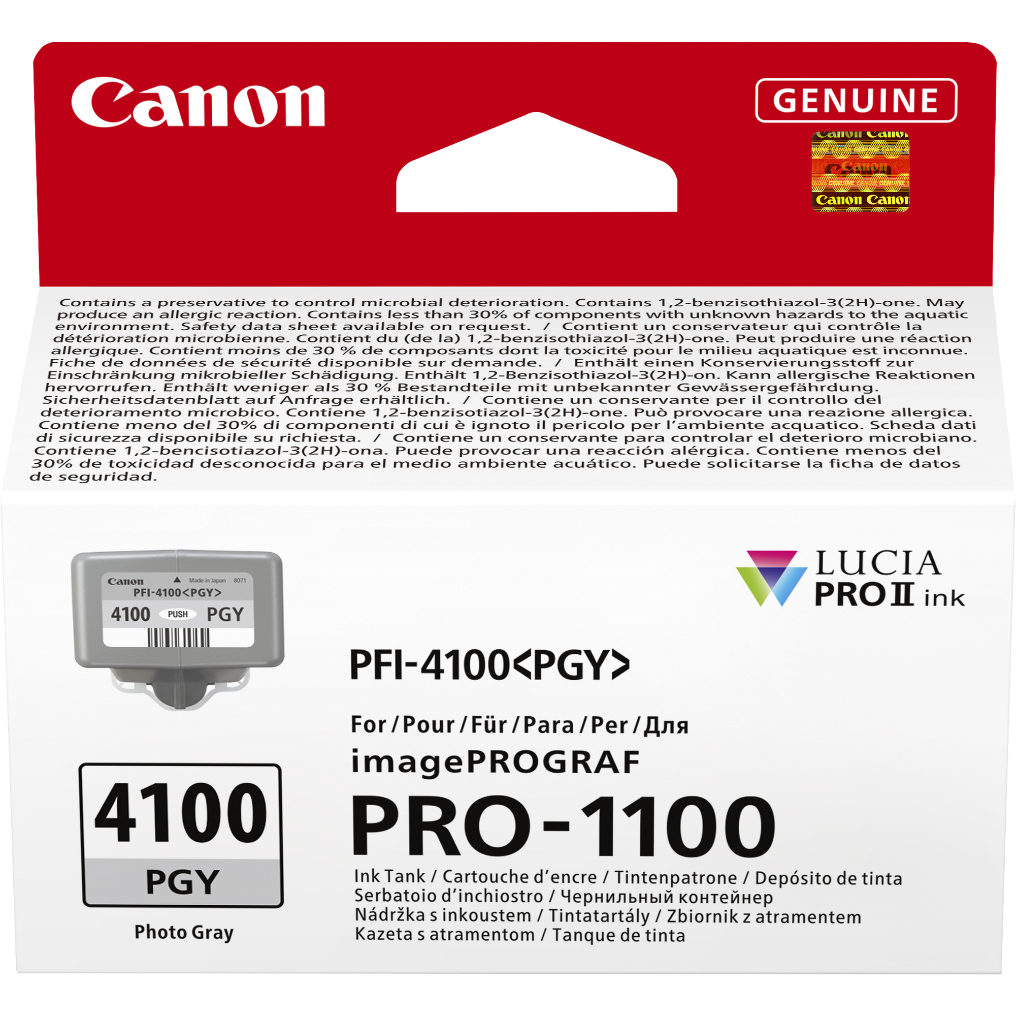 Canon PFI-4100 PGY - 80 ml - Grigio …