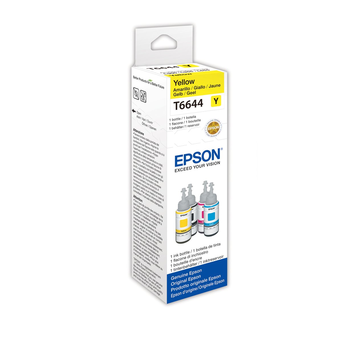 Tintenpatrone Epson T6644 gelb | 70ml | L100/L200/L300/L355 …