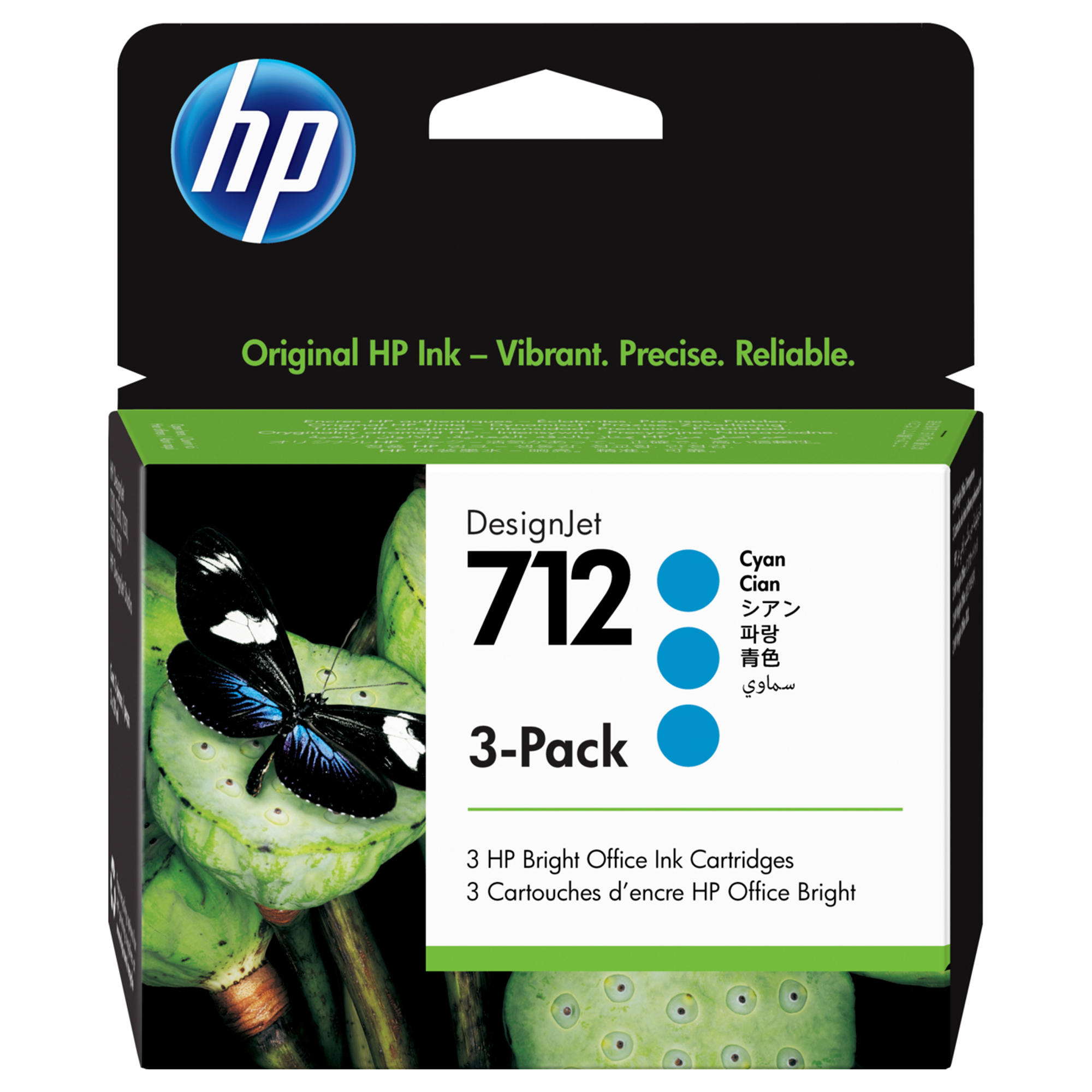 HP Confezione da 3 cartucce di inchiostro ciano …