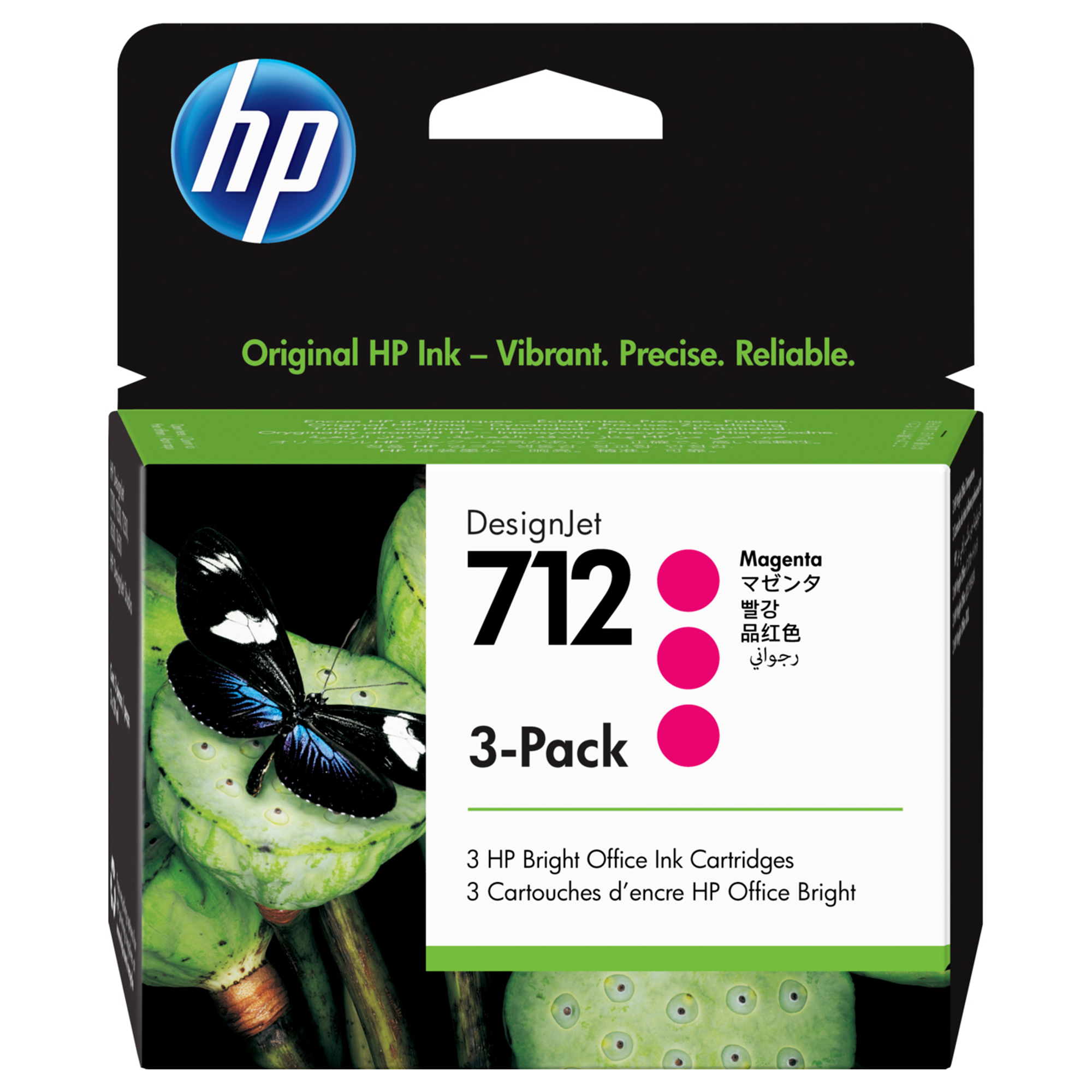 HP Confezione da 3 cartucce di inchiostro magenta …