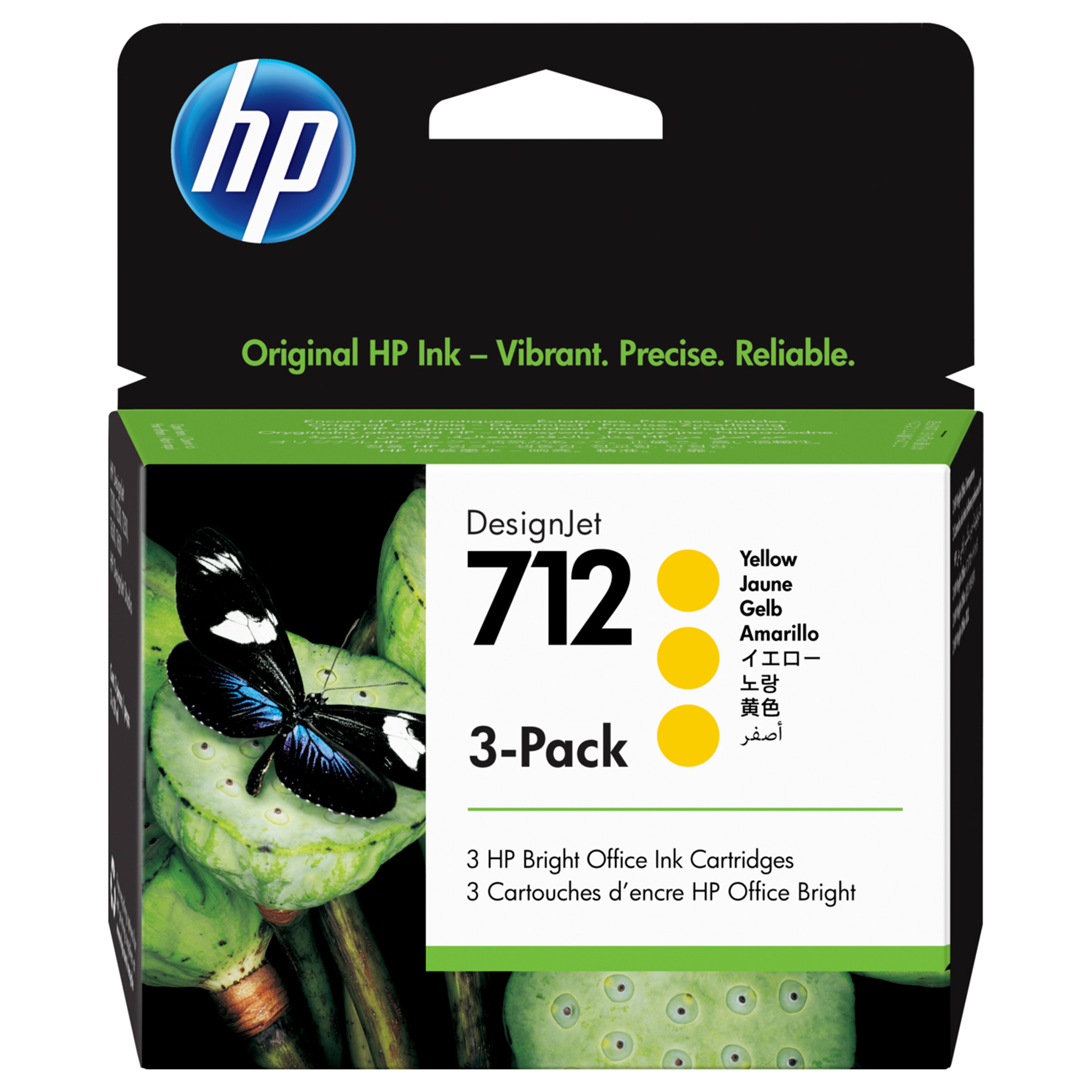HP Confezione da 3 cartucce di inchiostro giallo …