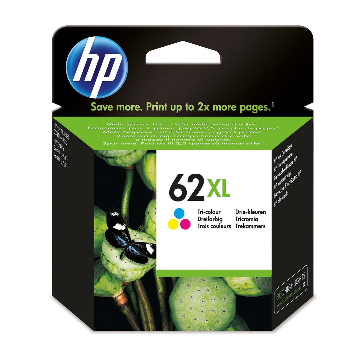 Hp - Cartuccia ink originale - 62XL - …