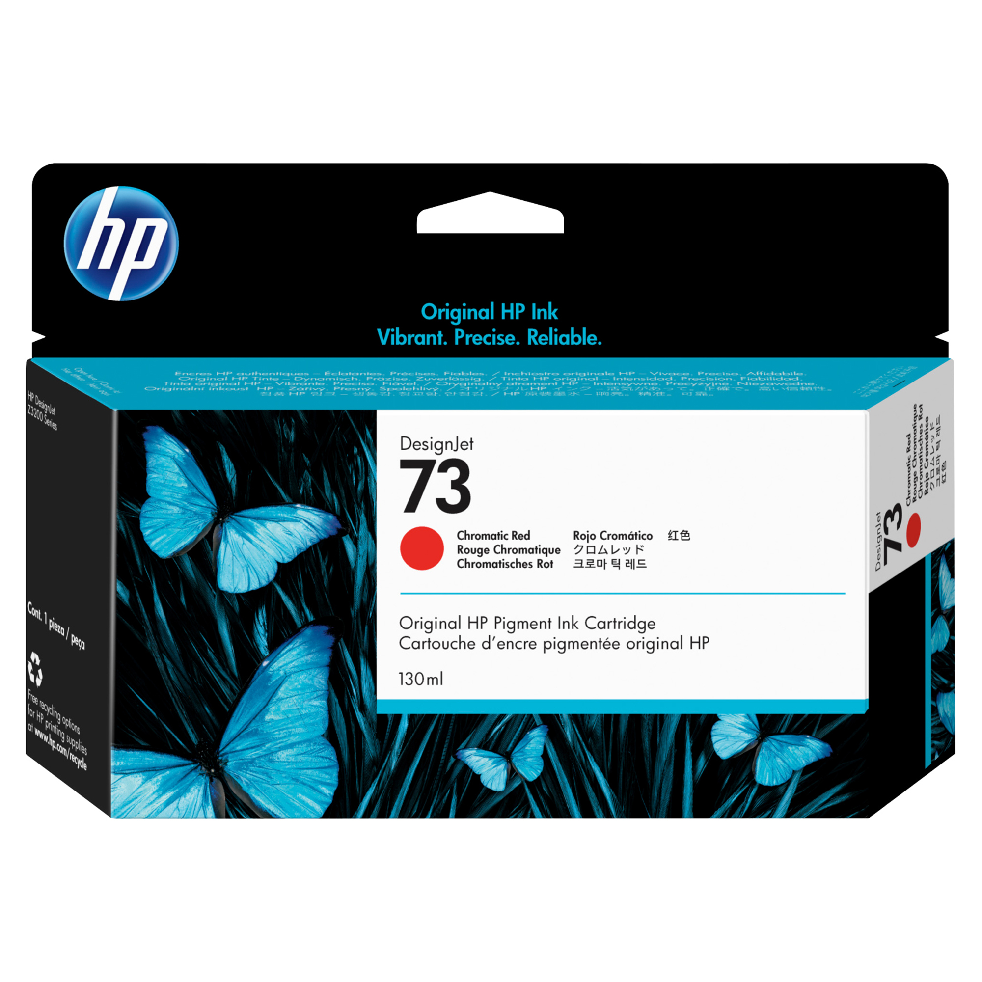 HP Cartuccia inchiostro rosso cromatico DesignJet 73, 130 …