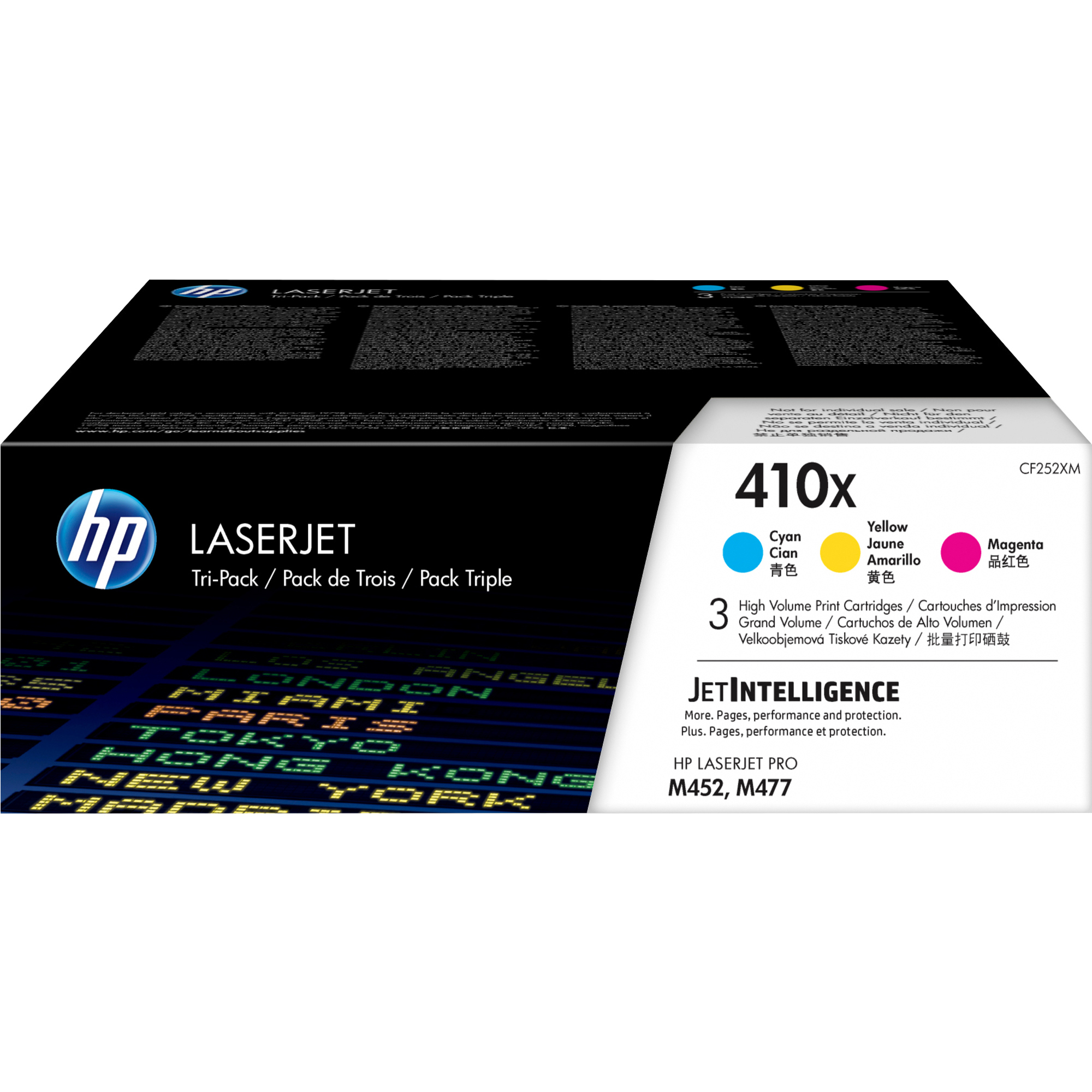 HP Confezione da 3 cartucce toner ciano/magenta/giallo originale …
