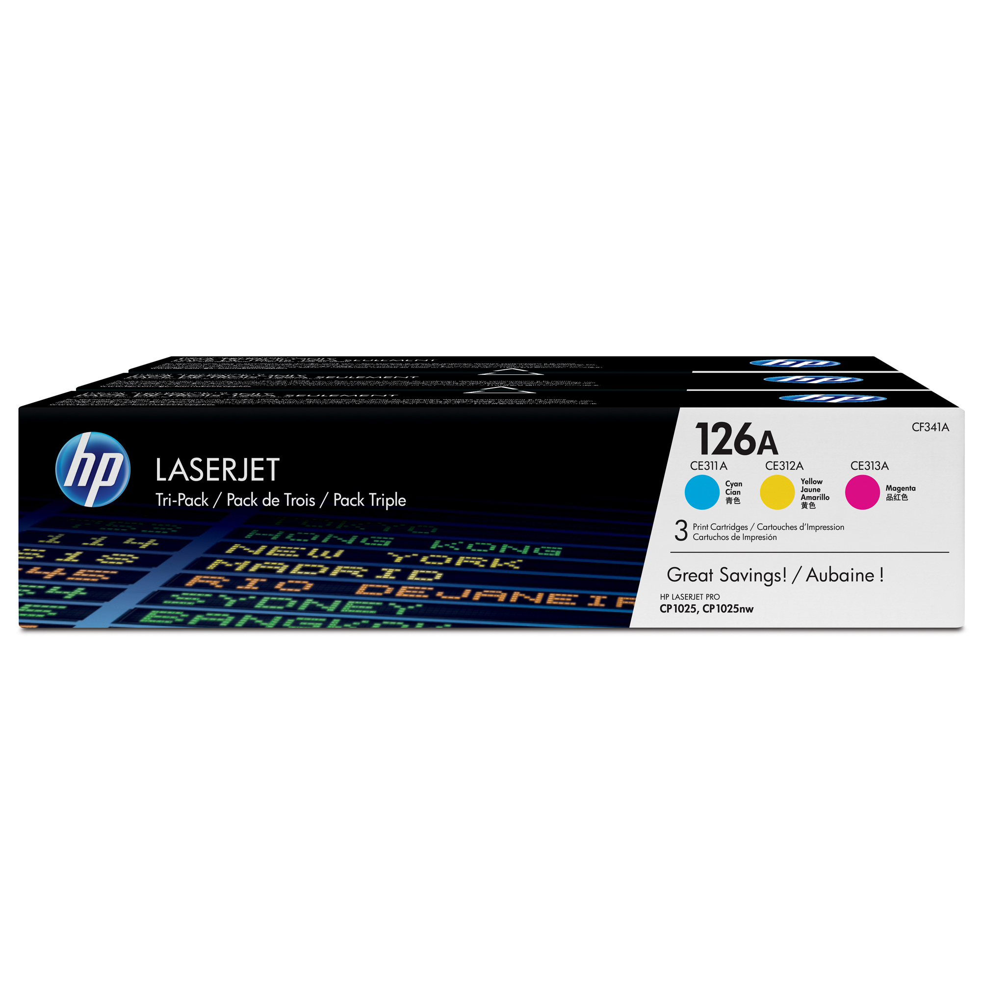 HP Confezione da 3 cartucce originali di toner …