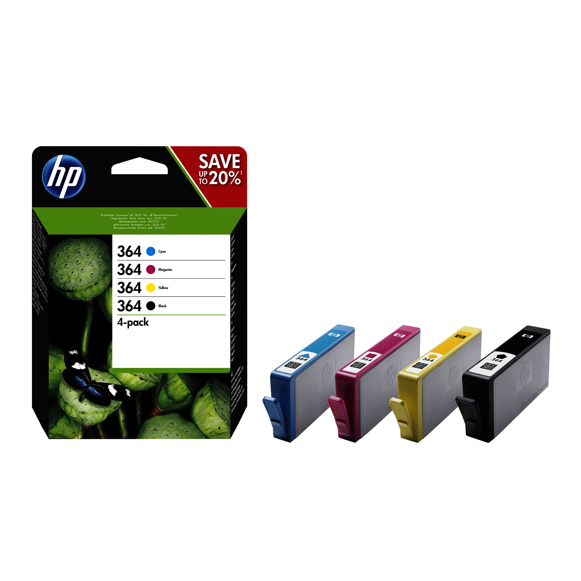 HP Confezione da 4 cartucce originali di inchiostro …