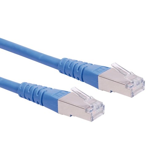 ROLINE CAVO S/FTP (PIMF) PATCHCORD CAT.6/CLASS E, BLU, …